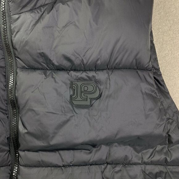 NWT Victoria's Secret Pink Crop Puffer Sleeveless Vest Black - Picture 4 of 11